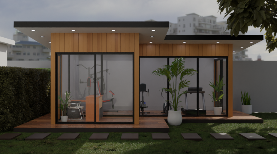 Maison en ossature bois "Strong room 2"