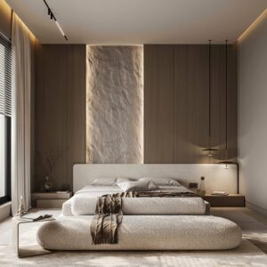 Chambre Master Silicium - panneaux mélaminés