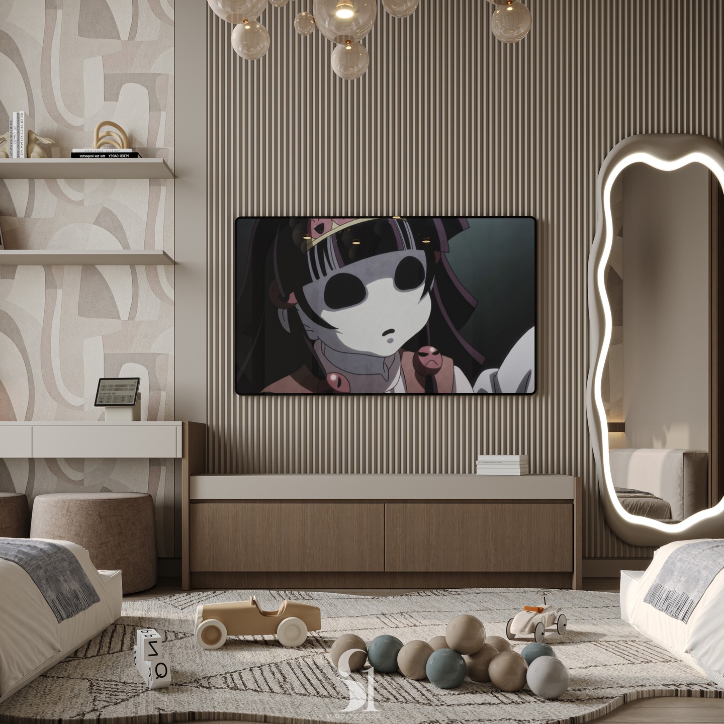 Chambre Enfant - panneaux mélaminés