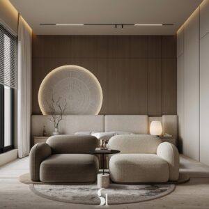 Chambre Master Moon - panneaux mélaminés