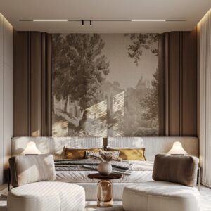 Chambre Master Brown - panneaux mélaminés