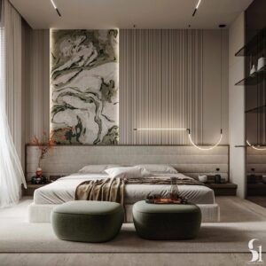 Chambre Master - panneaux mélaminés