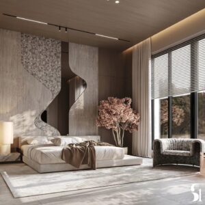 Chambre Master millenium - panneaux mélaminés